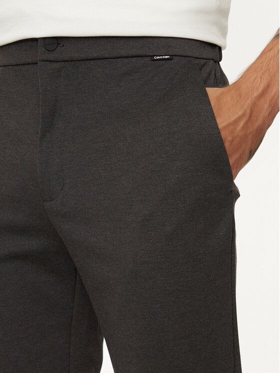 Calvin Klein Calvin Klein Spodnie materiałowe K10K113647 Szary Comfort Fit