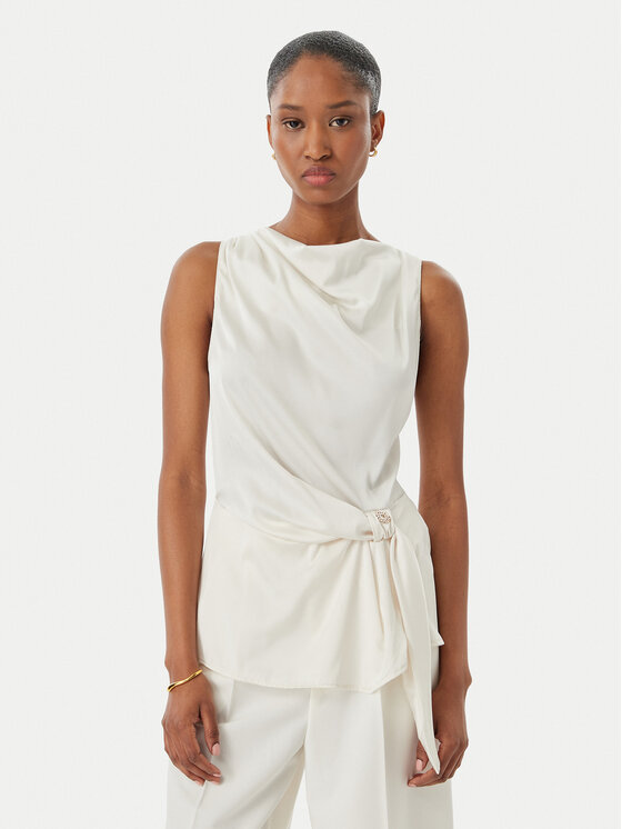 Rinascimento Bluzka CFC0019901002 Écru Regular Fit