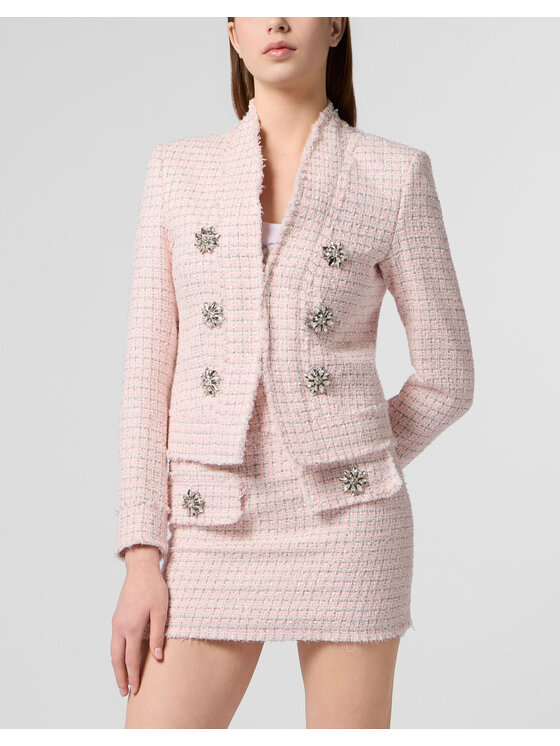 PHILIPP PLEIN PHILIPP PLEIN Kurtka puchowa 29123 Różowy Regular Fit