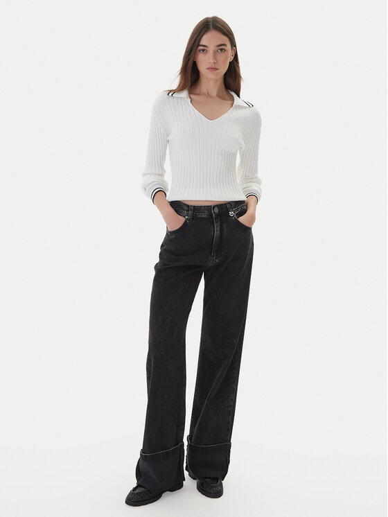 PINKO PINKO Blugi Wanda 105541 A2RR Negru Regular Fit