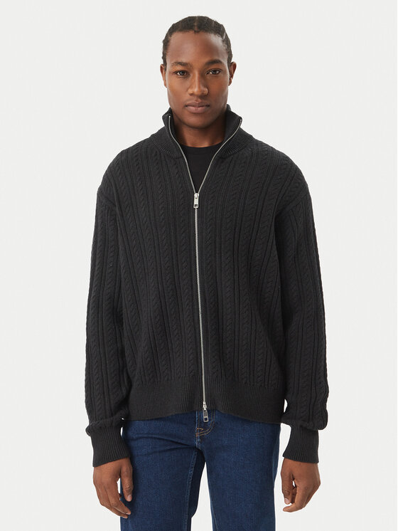Calvin Klein Calvin Klein Кардиган LV04LH324G Черен Regular Fit