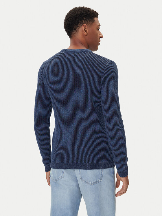 Jack & Jones Jack & Jones Sveter Dover 12278816 Tmavomodrá Regular Fit