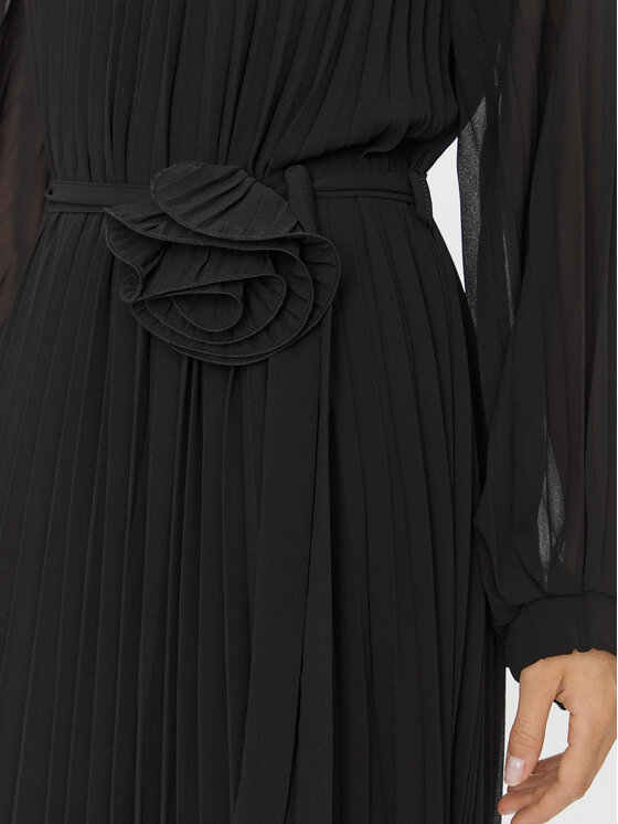Dixie Dixie Koktel haljina A319Z029A Crna Relaxed Fit