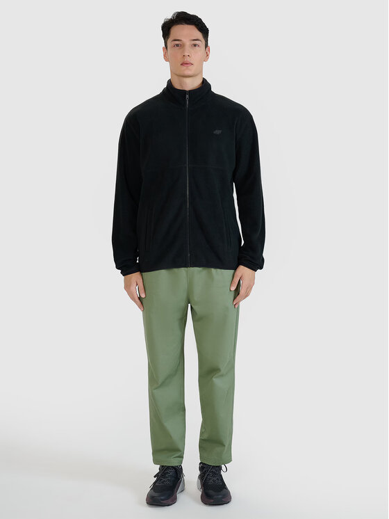 4F 4F Felpa di pile 4FWMM00TFLEM316-20S Nero Regular Fit