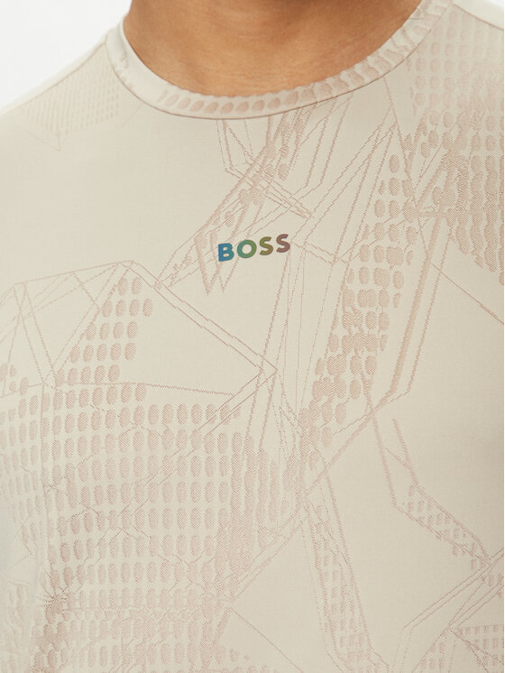 BOSS BOSS T-Shirt Desert Active 50537755 Béžová Regular Fit