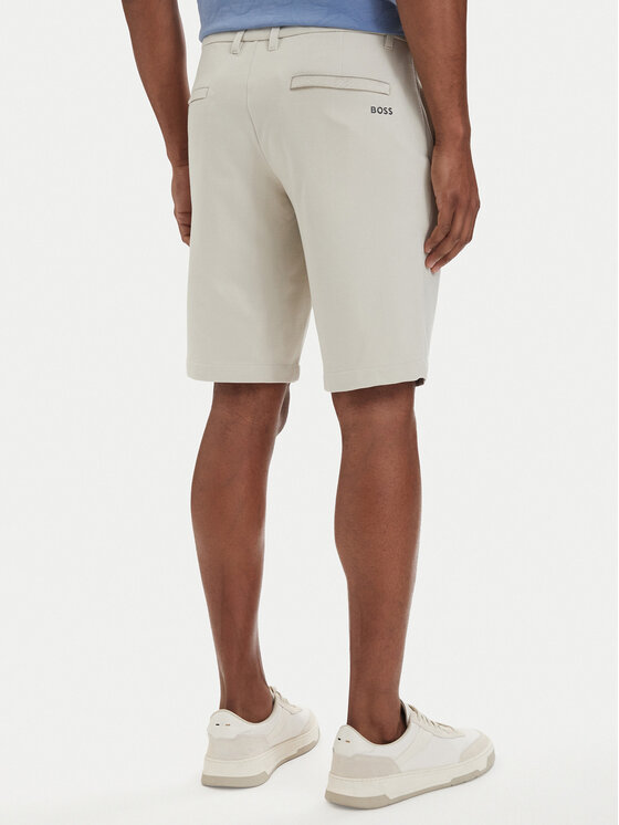 BOSS BOSS Szorty materiałowe S_Commuter-J 50511436 Beżowy jasny Slim Fit