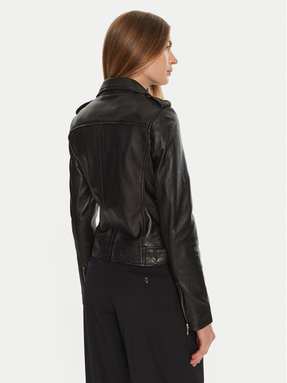 Serge Pariente Serge Pariente Giacca di pelle Rock Girl Nero Regular Fit