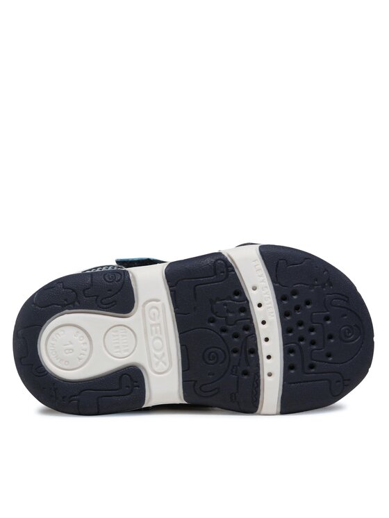 Geox Geox Sandały B Sandal Tapuz Boy B150XB000BCC0693 Granatowy