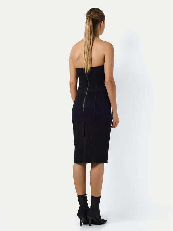 Noisy May Noisy May Дънкова рокля Mira 27031683 Черен Slim Fit