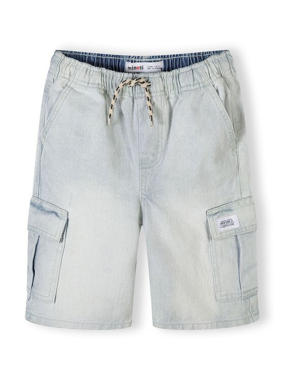 minoti minoti Szorty jeansowe 29SHORT250 Błękitny Regular Fit