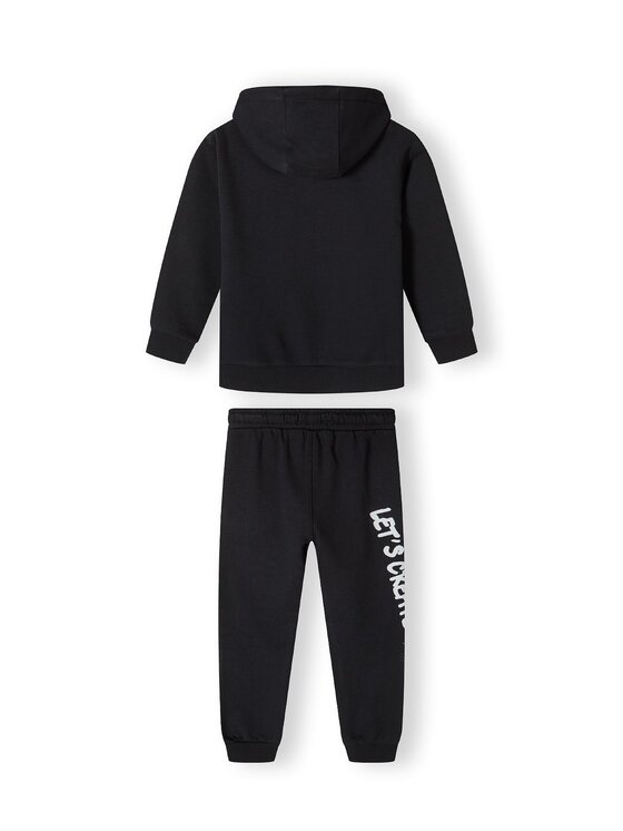 MINOTI MINOTI Bluza 23fleece125 Czarny Regular Fit