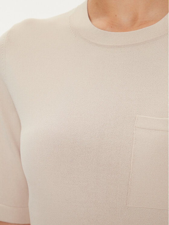 Max Mara Leisure Max Mara Leisure Marškinėliai Tahiti 2426366047600 Smėlio Regular Fit