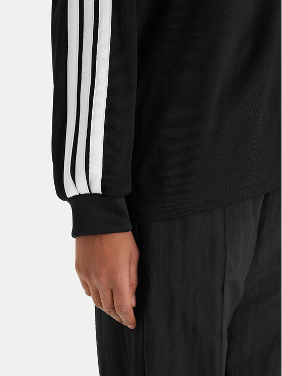 adidas adidas Блузка House Of Tiro JY7638 Чорний Loose Fit