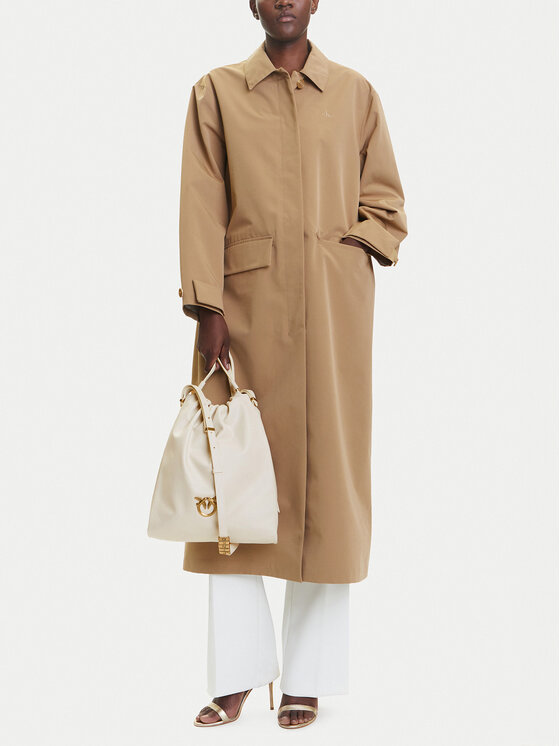 PINKO PINKO Handtasche Slouchy Classic Bag PE 25 PLTT 104359 A270 Écru