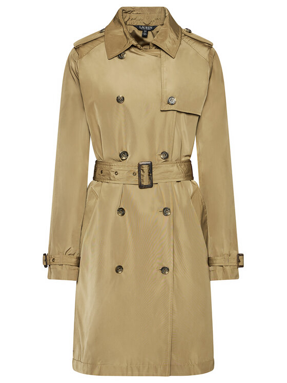 LAUREN RALPH LAUREN Lauren Ralph Lauren Тренч 2Tone Taffeta 297811042002 Коричневий Regular Fit