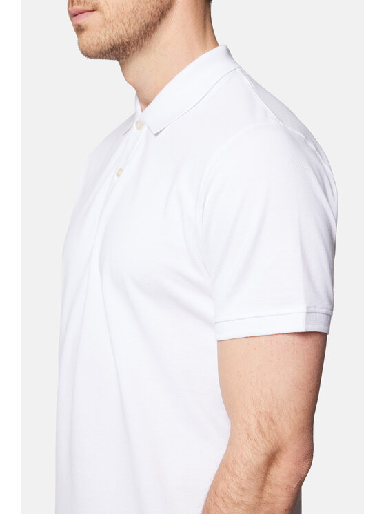 Lancerto Lancerto Polo Jakob PO073124000004 Biały Regular Fit