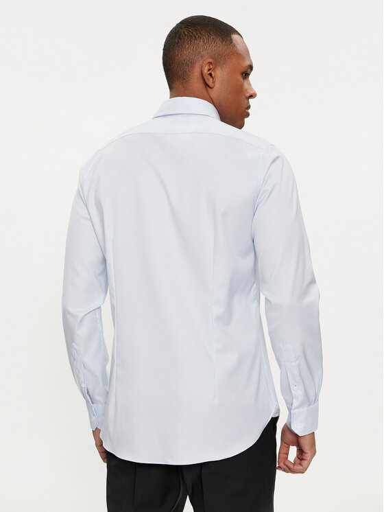 Michael Kors Michael Kors Koszula MD0DS01032 Błękitny Slim Fit