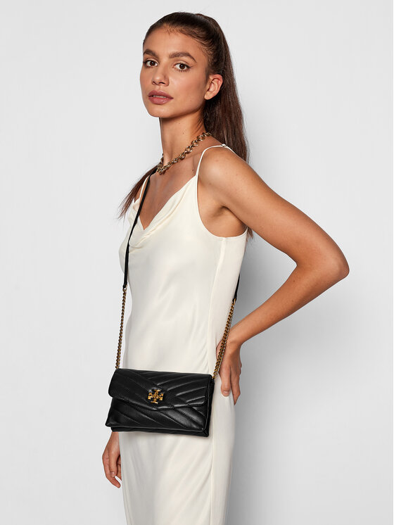Tory Burch Tory Burch Handtasche Kira Chevron Chain 90343 Schwarz