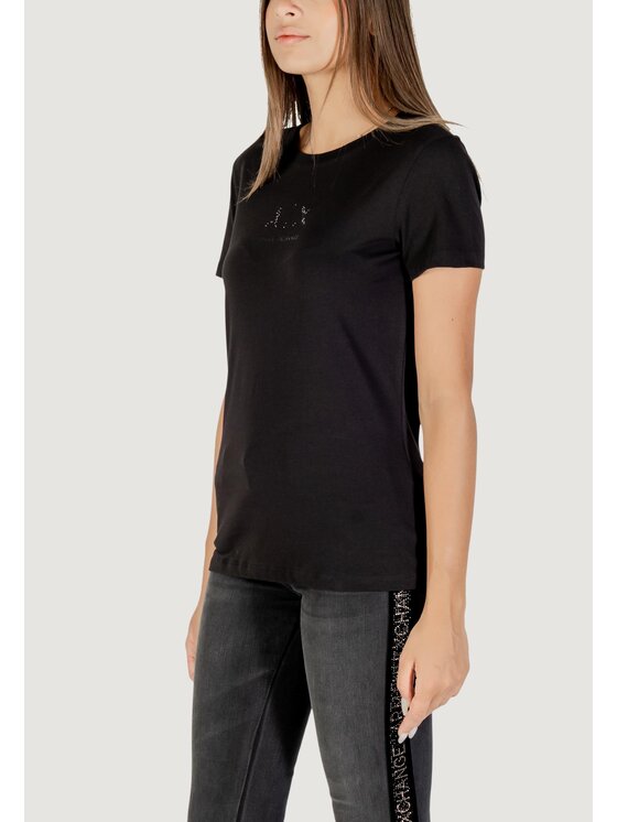 Armani Exchange Armani Exchange T-Shirt XW001459 AF10356 Czarny Casual Fit