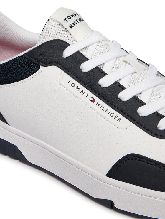 Tommy Hilfiger Tommy Hilfiger Sneakersy Basket Core Lite Lth Block FM0FM05713 Biały