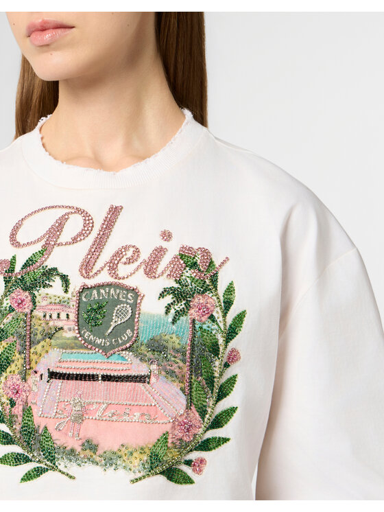 PHILIPP PLEIN PHILIPP PLEIN T-Shirt 30526 Biały Regular Fit
