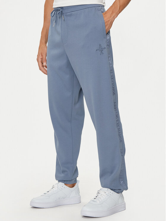 Armani Exchange Armani Exchange Спортивні штани 6DZPLC ZJNNZ 15DU Голубий Regular Fit