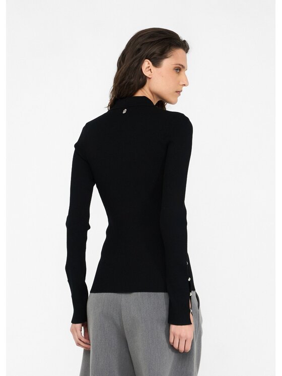 Liu Jo Liu Jo Maglione MF5263MS99E22222 Nero Slim Fit