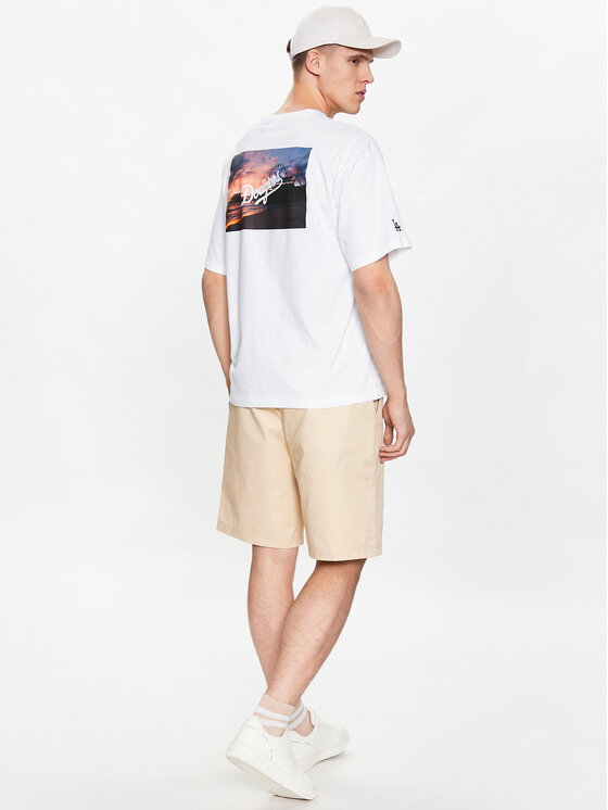 Champion Champion Tricou 218923 Alb Relaxed Fit