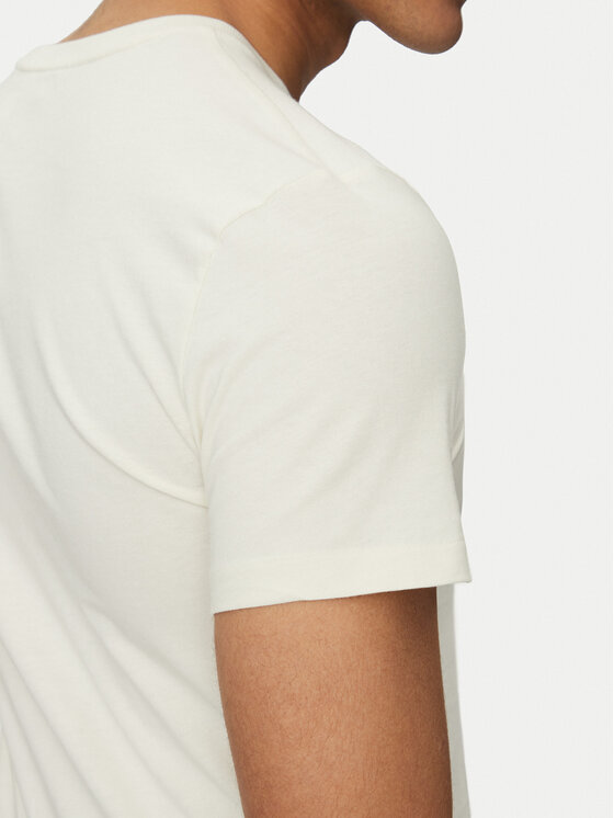 Polo Ralph Lauren Polo Ralph Lauren T-Shirt 710671438421 Εκρού Slim Fit