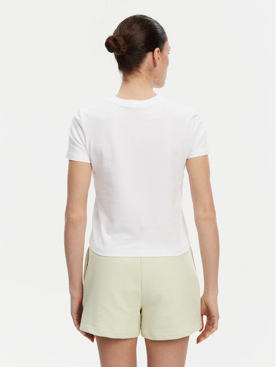 Calvin Klein Jeans Calvin Klein Jeans T-Shirt Placed Institutional J20J225524 Biały Slim Fit