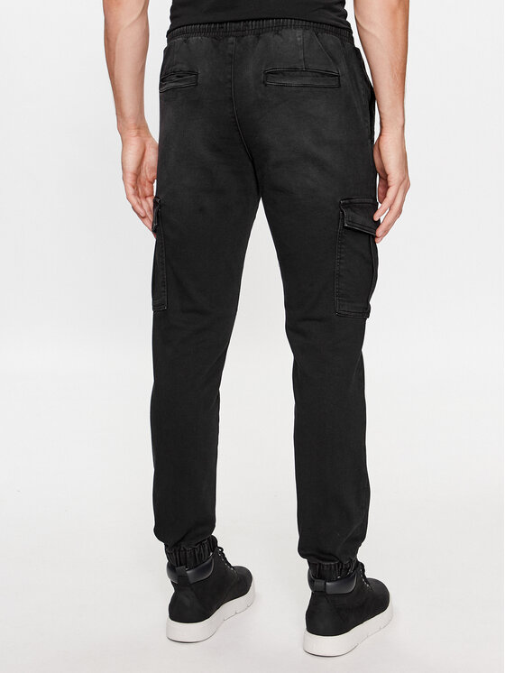 Only & Sons Only & Sons Auduma bikses 22027398 Melns Regular Fit