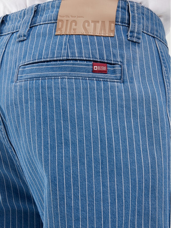 BIG STAR BIG STAR Kurtka jeansowa TEM Niebieski Basic Fit