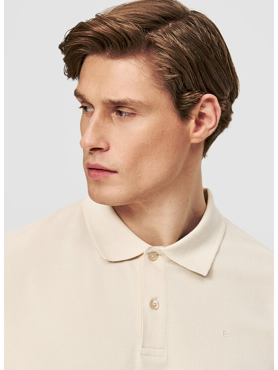 Pako Lorente Pako Lorente Polo P26SF-TX-002 Écru Classic Fit