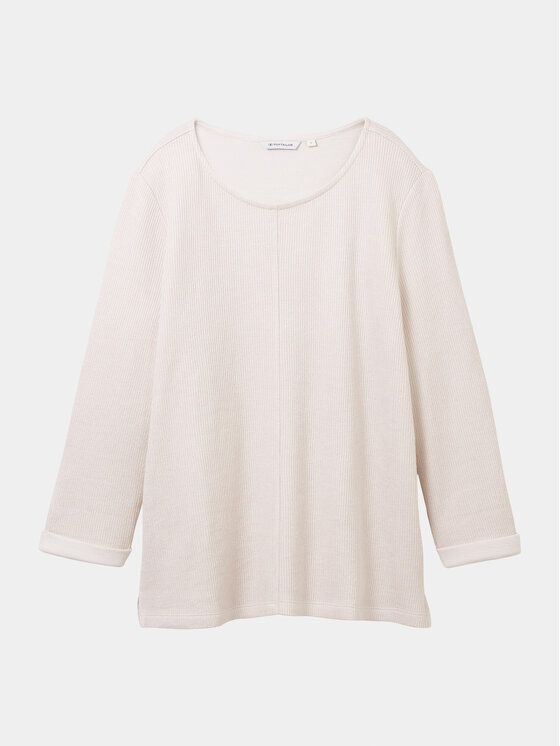 Tom Tailor Tom Tailor Πουλόβερ 1032696 Μπεζ Regular Fit