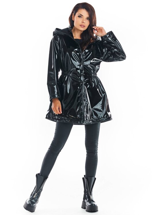 Awama Awama Giacca da donna A381 Nero Basic Fit