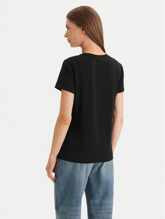 DKNY DKNY Tričko P61M0WNA Čierna Regular Fit