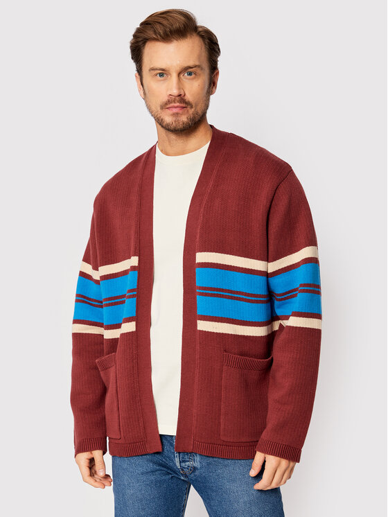 Levi's® Cardigan Noragi A3105-0000 Bordeaux Relaxed Fit • 