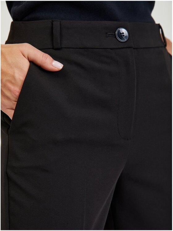 Orsay Orsay Spodnie damskie 353127-660000__38 Czarny Straight Fit