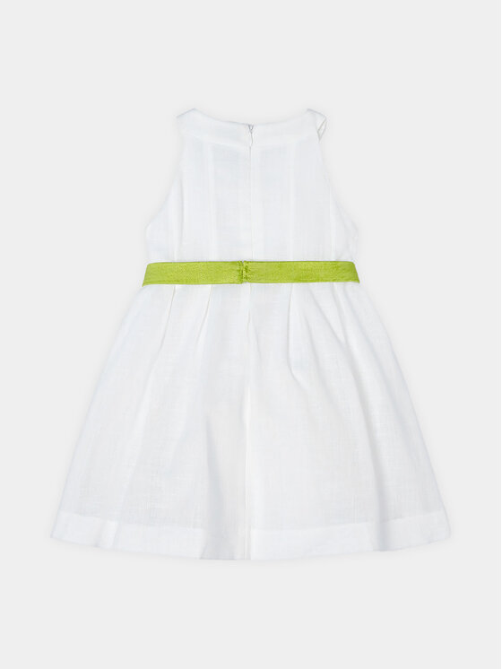 Mayoral Mayoral Rochie elegantă 3959 Alb Regular Fit