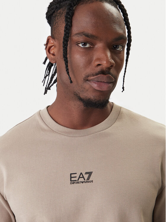 EA7 Emporio Armani EA7 Emporio Armani Bluză 8NPM30 PJVRZ U6167 Bej Regular Fit
