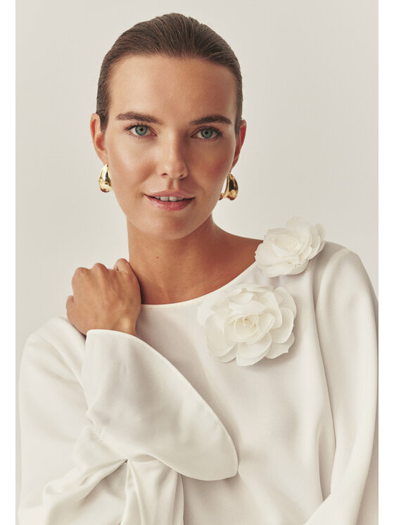TATUUM Tatuum Bluzka AURELIS Écru Classic Fit