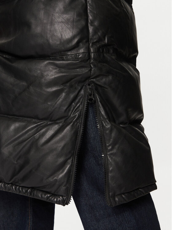 Serge Pariente Serge Pariente Lederjacke Vibes Schwarz Regular Fit
