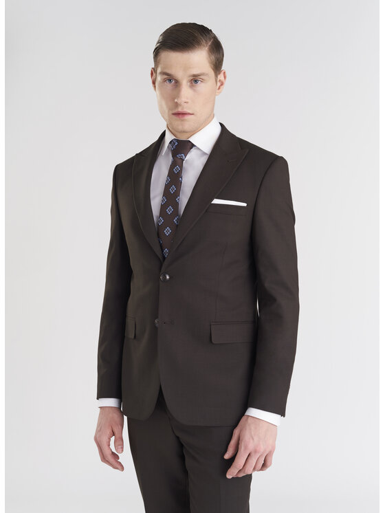 Pako Lorente Pako Lorente Marynarka P24SF-3G-021 Brązowy Slim Fit