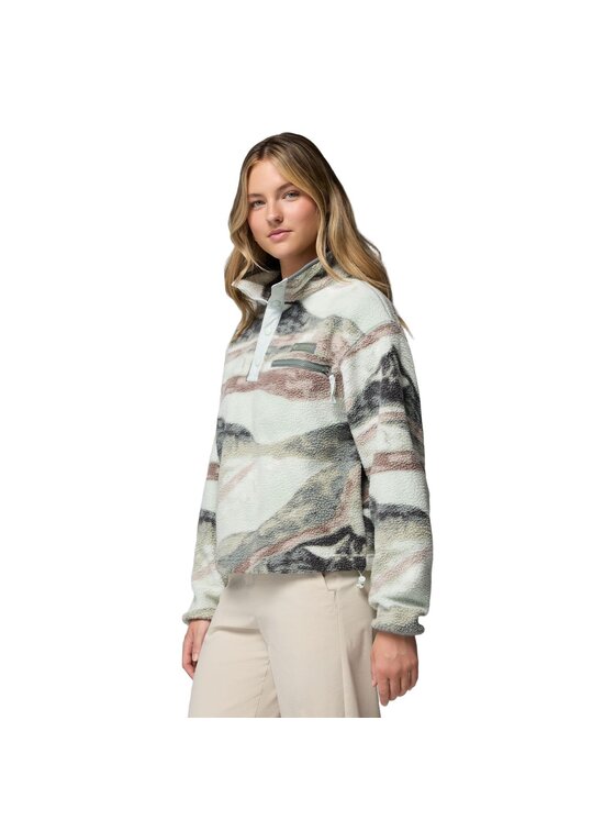 Columbia Columbia Polar Helvetia II Printed Cropped Half Snap Fleece 2098501342 Kolorowy Regular Fit