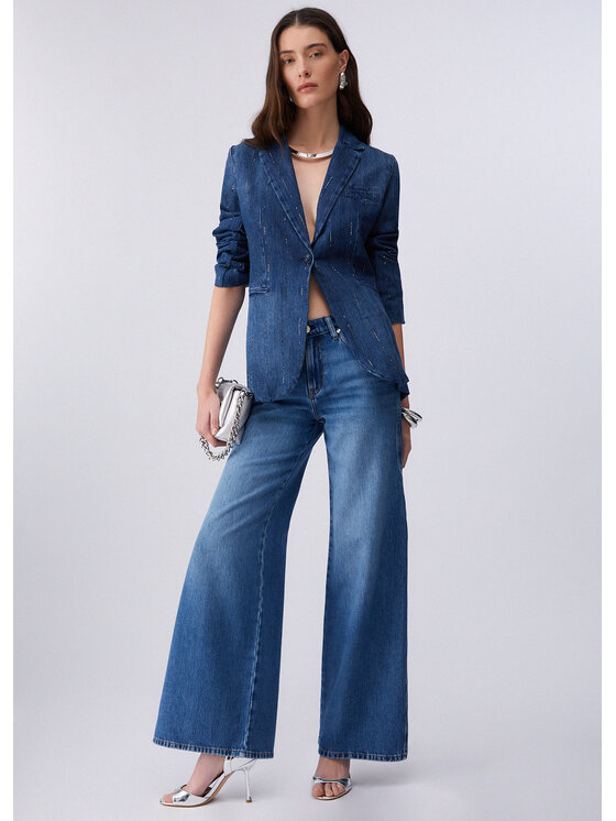 Liu Jo Liu Jo Giacca da abito UA6107D031578033 Azzurro chiaro Regular Fit