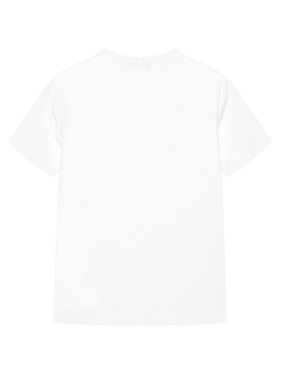 United Colors Of Benetton United Colors Of Benetton Póló 3I1XC10N3 Fehér Regular Fit