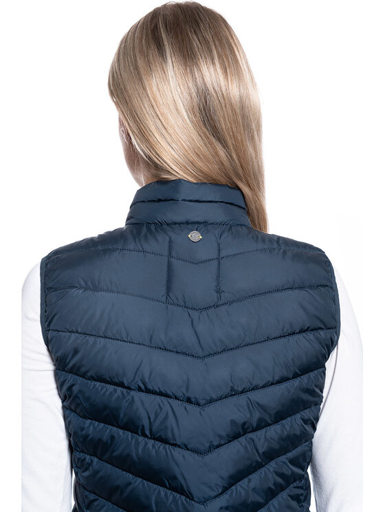 Mustang Mustang Bezrękawnik HOLLY LIGHT PADDED Niebieski Regular Fit