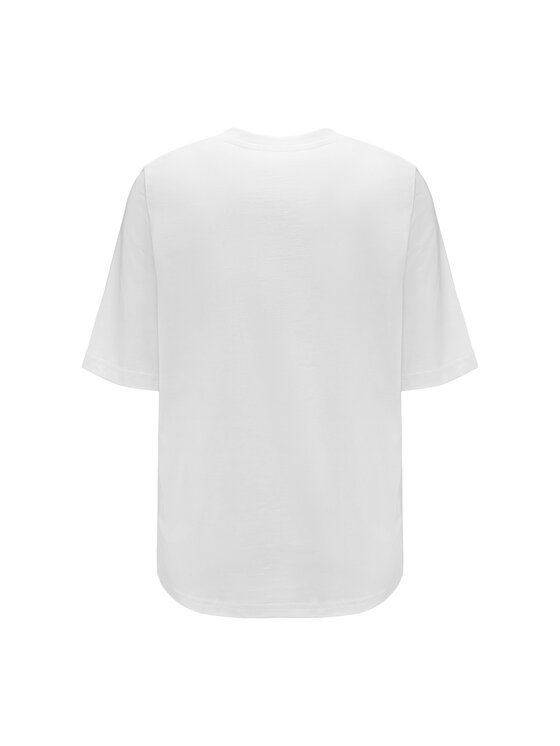 La Mania La Mania T-Shirt LUCY 2 Biały Basic Fit