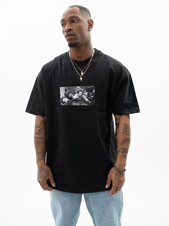 MyStars MyStars T-Shirt 131778 Czarny Oversize