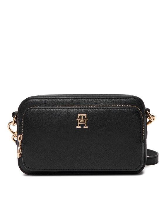 Tommy Hilfiger Tommy Hilfiger Geantă Th Icon Camera Bag AW0AW18120 Negru